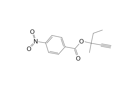 1-Pentyn-3-ol, 3-methyl-, 4-nitrobenzoate