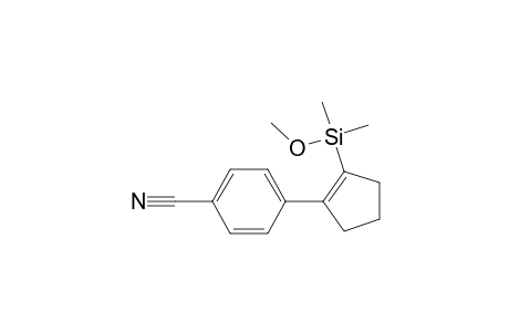 1-(p-Cyanophenyl)-2-(dimethylmethoxysilyl)cyclopentene