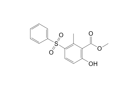 Methyl 6-Hydroxy-2-methyl-3-(phenylsulfonyl)benzoate