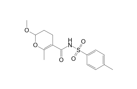 3,4-Dihydro-2-methoxy-6-methyl-N-[(4-methylphenyl)-sulfonyl]-2H-pyran-5-carboxamide