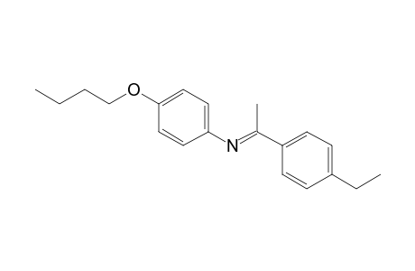 Benzenamine, 4-butoxy-N-[1-(4-ethylphenyl)ethylidene]-