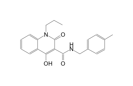 4-hydroxy-N-(4-methylbenzyl)-2-oxo-1-propyl-1,2-dihydro-3-quinolinecarboxamide