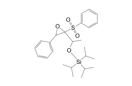 (trans)-3-Phenyl-2-(phenylsulfonyl)-2-[1'-(triisopropylsiloxy)ethyl]oxirane