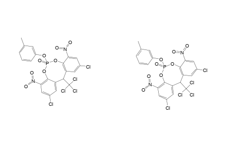 6-(3-METHYLPHENOXY)-2,10-DICHLORO-4,8-DINITRO-12-TRICHLOROMETHYL-12H-DIBENZO-[D,G]-[1,3,2]-DIOXAPHOSPHOCIN-6-OXIDE