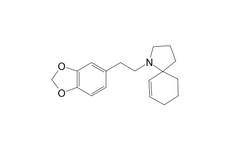 1-[(2'-Benzo[1,3]dioxol-5'-yl)ethyl]-1-azaspiro[4.5]dec-6-eneamino]propyl}cyclohex-2'-enyl acetate