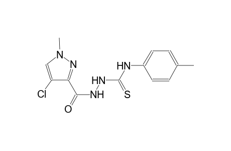 2-[(4-chloro-1-methyl-1H-pyrazol-3-yl)carbonyl]-N-(4-methylphenyl)hydrazinecarbothioamide