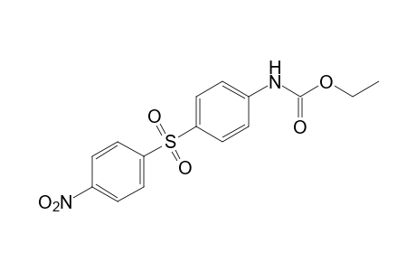 p-[(p-nitrophenyl)sulfonyl]carbanilic acid, ethyl ester