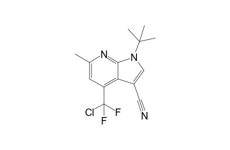 1-tert-Butyl-4-(chlorodifluoromethyl)-6-methyl-1H-pyrrolo[2,3-b]pyridine-3-carbonitrile