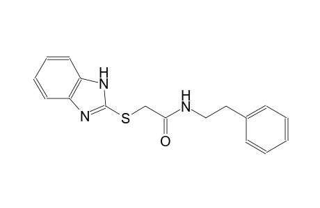 2-(1H-benzimidazol-2-ylsulfanyl)-N-(2-phenylethyl)acetamide