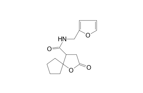 1-Oxaspiro[4.4]nonane-4-carboxamide, N-(2-furanylmethyl)-2-oxo-
