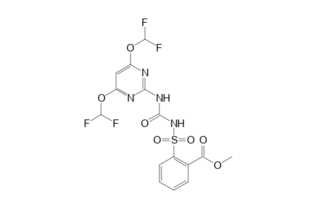 Benzoic acid, 2-[[[[[4,6-bis(difluoromethoxy)-2-pyrimidinyl]amino]carbonyl]amino]sulfonyl]-, methyl ester