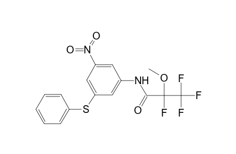 2,3,3,3-tetrafluoro-2-methoxy-N-(3-nitro-5-phenylsulfanyl-phenyl)propanamide