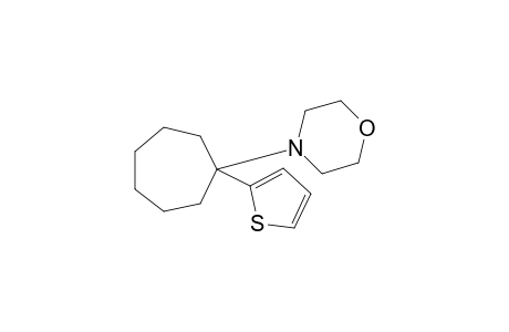 4-(1-thiophen-2-ylcycloheptyl)morpholine