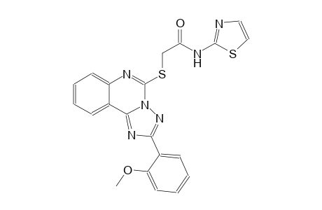 acetamide, 2-[[2-(2-methoxyphenyl)[1,2,4]triazolo[1,5-c]quinazolin-5-yl]thio]-N-(2-thiazolyl)-