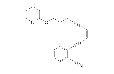 2-(9-(Tetrahydropyranyloxy)-3(Z)-nonen-1,5-diynyl]benzonitrile