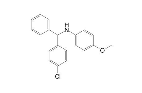 N-[(4-chlorophenyl)-phenyl-methyl]-4-methoxy-aniline