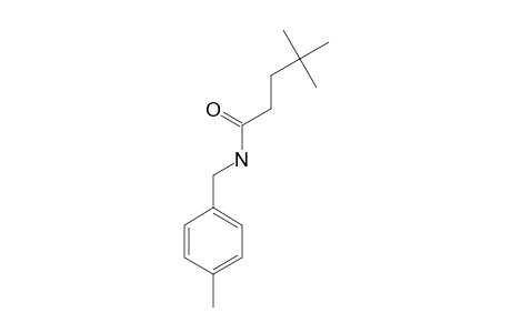 4,4-DIMETHYL-N-(4-METHYLBENZYL)-PENTANAMIDE