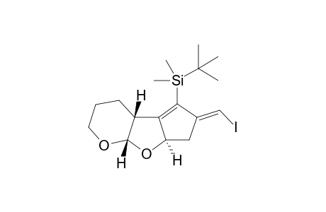 (3bR,7aS,8aR)-2(E)-Iodomethylene-3-(tert-butyldimethylsilyl)-1,2,3b,4,5,6,7a,8a-octahydro-7,8-dioxacyclopenta[a]indene