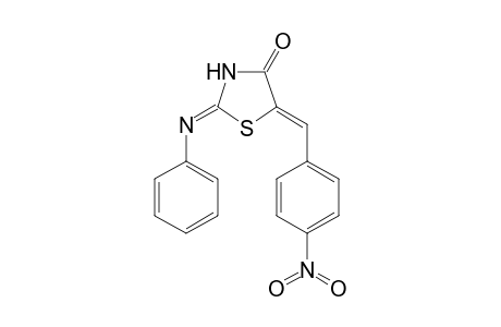 (2Z,5Z)-5-(4-Nitrobenzylidene)-2-(phenylimino)-1,3-thiazolidin-4-one