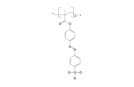 Poly[P-(4-sulfamoylphenylazo)phenyl methacrylate]
