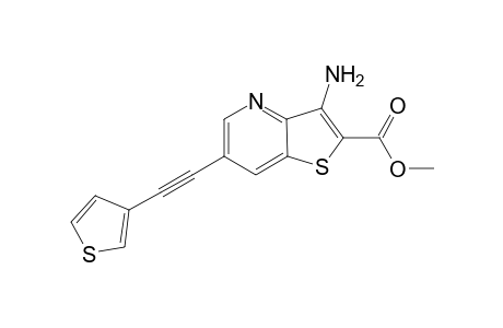 Methyl 3-amino-6-[2-(thien-3-yl)ethynyl]thieno[3,2-b]pyridine-2-carboxylate