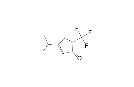 2-Cyclopenten-1-one, 3-(1-methylethyl)-5-(trifluoromethyl)-