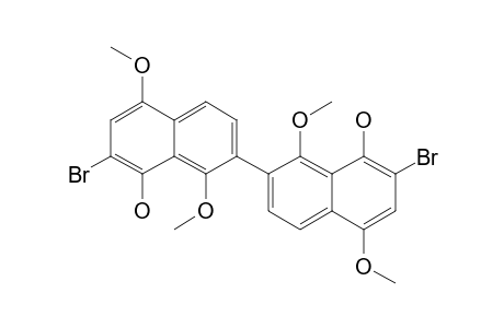 2-BROMO-7-(2-BROMO-1-HYDROXY-4,8-DIMETHOXY-7-NAPHTHYL)-4,8-DIMETHOXY-1-NAPHTHOL