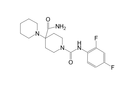 1-{4'-acetyl-[1,4'-bipiperidin]-1'-yl}-2-(2,4-difluorophenyl)ethan-1-one