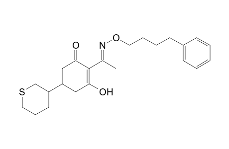 2-Cyclohexen-1-one, 3-hydroxy-2-[1-[(4-phenylbutoxy)imino]ethyl]-5-(tetrahydro-2H-thiopyran-3-yl)-