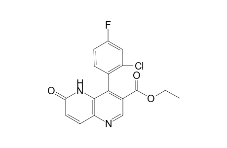 Ethyl 4-(2-Chloro-4-fluorophenyl)-6-oxo-5,6-dihydro-1,5-naphthyridine-3-carboxylate
