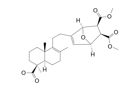 DIMETHYL-(1-R,2-S,6-R,7-R)-8-[18-CARBOXY-13,14,15,16-TETRANORLABD-8-(9)-EN-12-YL]-7-OXABICYCLO-[2.2.1]-HEX-1-ENE-3,4-DICARBOXYLATE