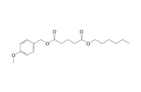 Glutaric acid, hexyl 4-methoxybenzyl ester