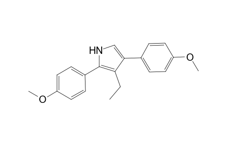 2,4-Bis(4-methoxyphenyl)-3-ethyl-1H-pyrrole