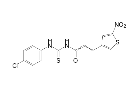 1-(p-chlorophenyl)-3-[3-(5-nitro-3-thienyl)acryloyl]-2-thiourea
