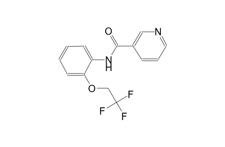 3-pyridinecarboxamide, N-[2-(2,2,2-trifluoroethoxy)phenyl]-