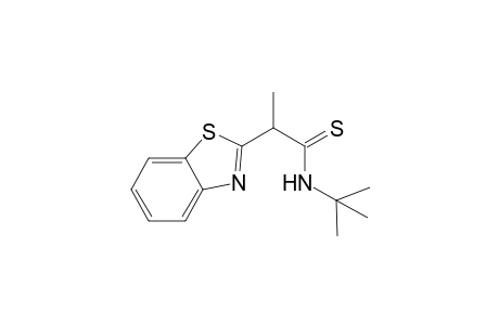 2-(Benzothiazol-2-yl)-N-tert-butylpropanethioamide