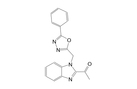 ethanone, 1-[1-[(5-phenyl-1,3,4-oxadiazol-2-yl)methyl]-1H-benzimidazol-2-yl]-