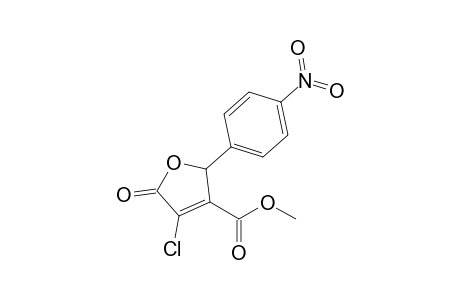 4-Chloro-2-(4-nitrophenyl)-5-oxo-2,5-dihydrofuran-3-carboxylic acid methyl ester