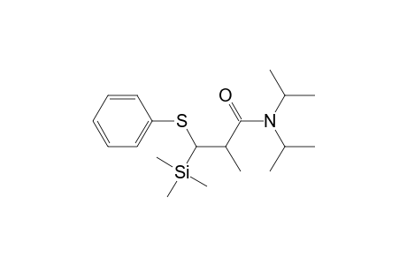 Propanamide, 2-methyl-N,N-bis(1-methylethyl)-3-(phenylthio)-3-(trimethylsilyl)-