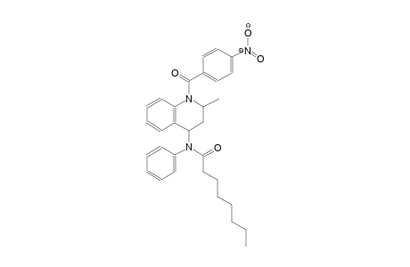 N-[2-methyl-1-(4-nitrobenzoyl)-1,2,3,4-tetrahydro-4-quinolinyl]-N-phenyloctanamide