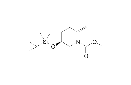 (5S)-5-[tert-butyl(dimethyl)silyl]oxy-2-methylene-1-piperidinecarboxylic acid methyl ester