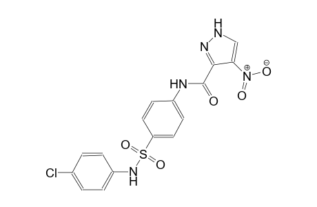 N-{4-[(4-chloroanilino)sulfonyl]phenyl}-4-nitro-1H-pyrazole-3-carboxamide