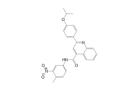 2-(4-isopropoxyphenyl)-N-(4-methyl-3-nitrophenyl)-4-quinolinecarboxamide
