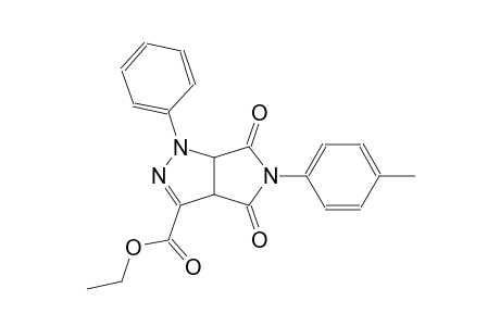 pyrrolo[3,4-c]pyrazole-3-carboxylic acid, 1,3a,4,5,6,6a-hexahydro-5-(4-methylphenyl)-4,6-dioxo-1-phenyl-, ethyl ester