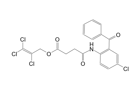 2,3,3-trichloro-2-propenyl 4-(2-benzoyl-4-chloroanilino)-4-oxobutanoate