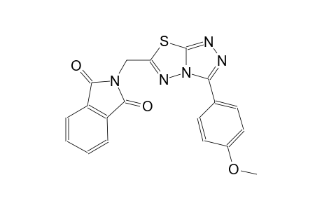2-{[3-(4-methoxyphenyl)[1,2,4]triazolo[3,4-b][1,3,4]thiadiazol-6-yl]methyl}-1H-isoindole-1,3(2H)-dione