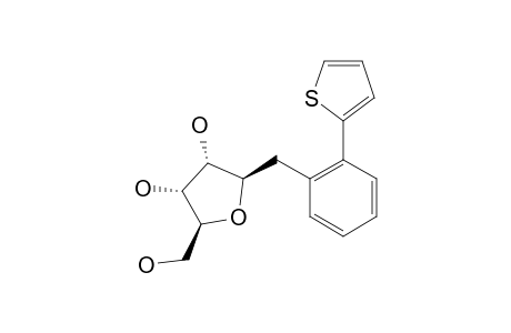 1-DEOXY-1-BETA-[2-(2-THIENYL)-BENZYL]-D-RIBOFURANOSIDE
