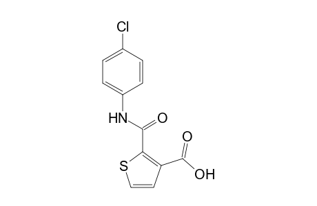 3-Thiophenecarboxylic acid, 2-[[(4-chlorophenyl)amino]carbonyl]-
