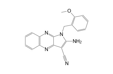 2-amino-1-(2-methoxybenzyl)-1H-pyrrolo[2,3-b]quinoxaline-3-carbonitrile