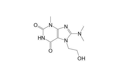 8-(dimethylamino)-7-(2-hydroxyethyl)-3-methyl-3,7-dihydro-1H-purine-2,6-dione